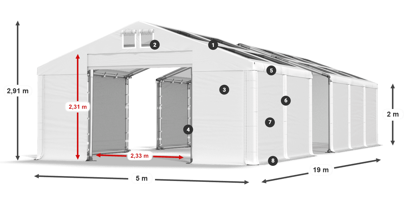 MMST 580 PVC legend 2m