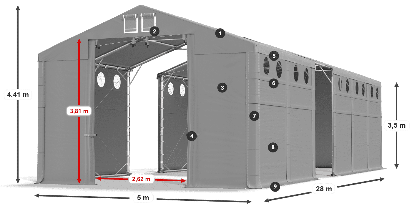 MFRO 620 PVC legend 3,5m