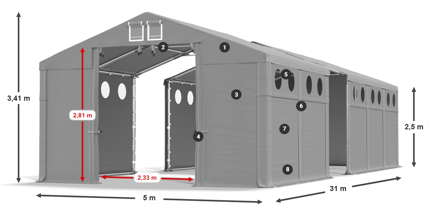 MFRO 620 PVC legend 2.5m