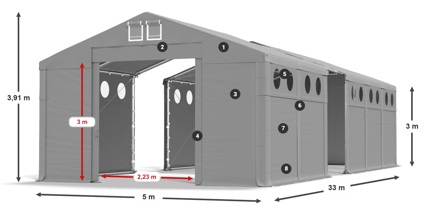 MFRO 620 PVC legend 3m