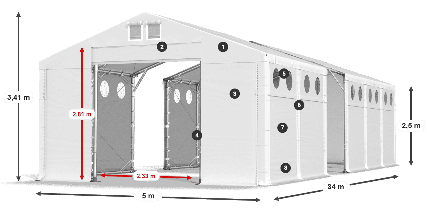MFRO 620 PVC legend 2.5m