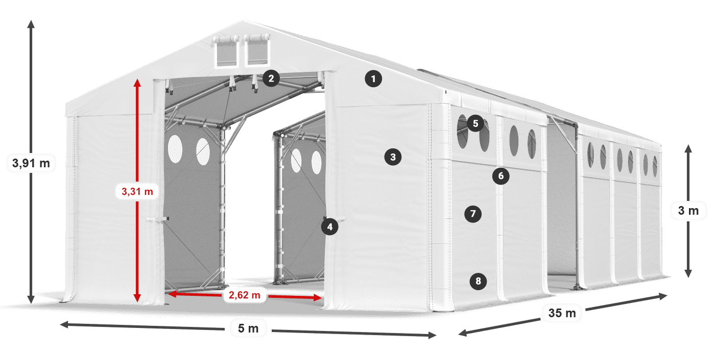 HFRO ​​750 PVC legend 3m