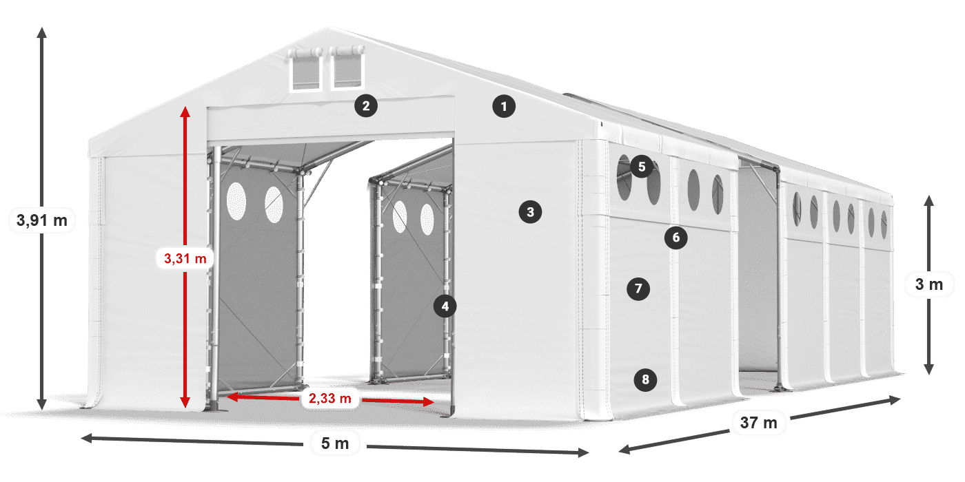 MFRO 620 PVC legend 3m