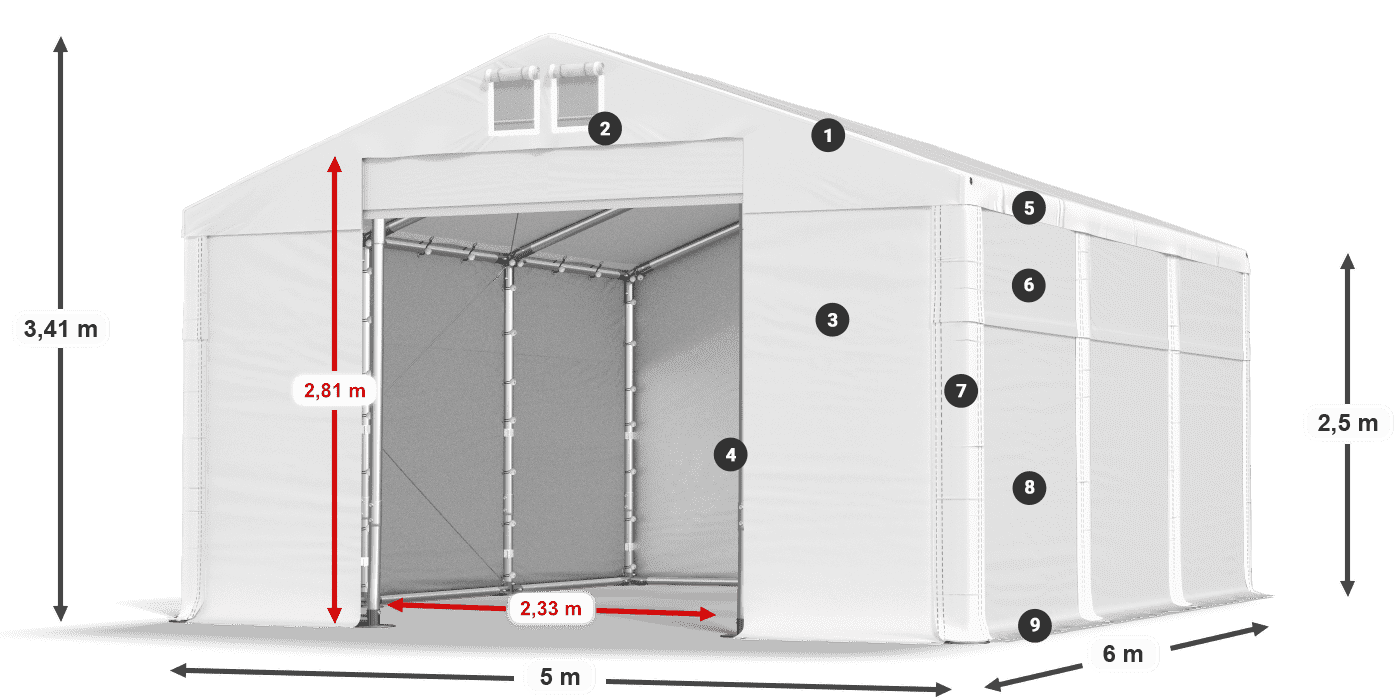 MFR 620 PVC legend 2.5m