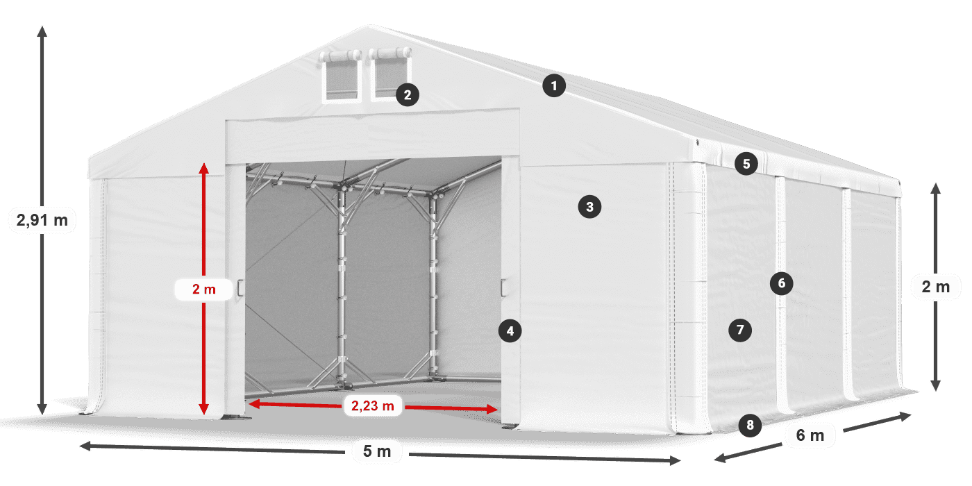 MFR 620 PVC legend 2m