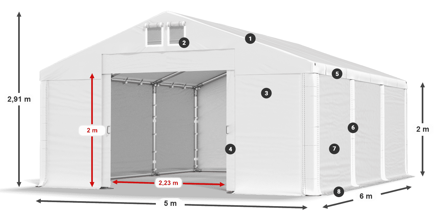 MFR 620 PVC legend 2m