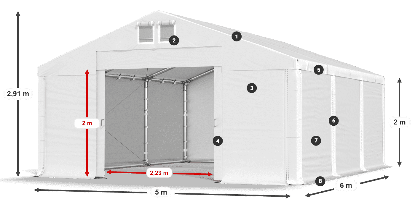 MFR 620 PVC legend 2m