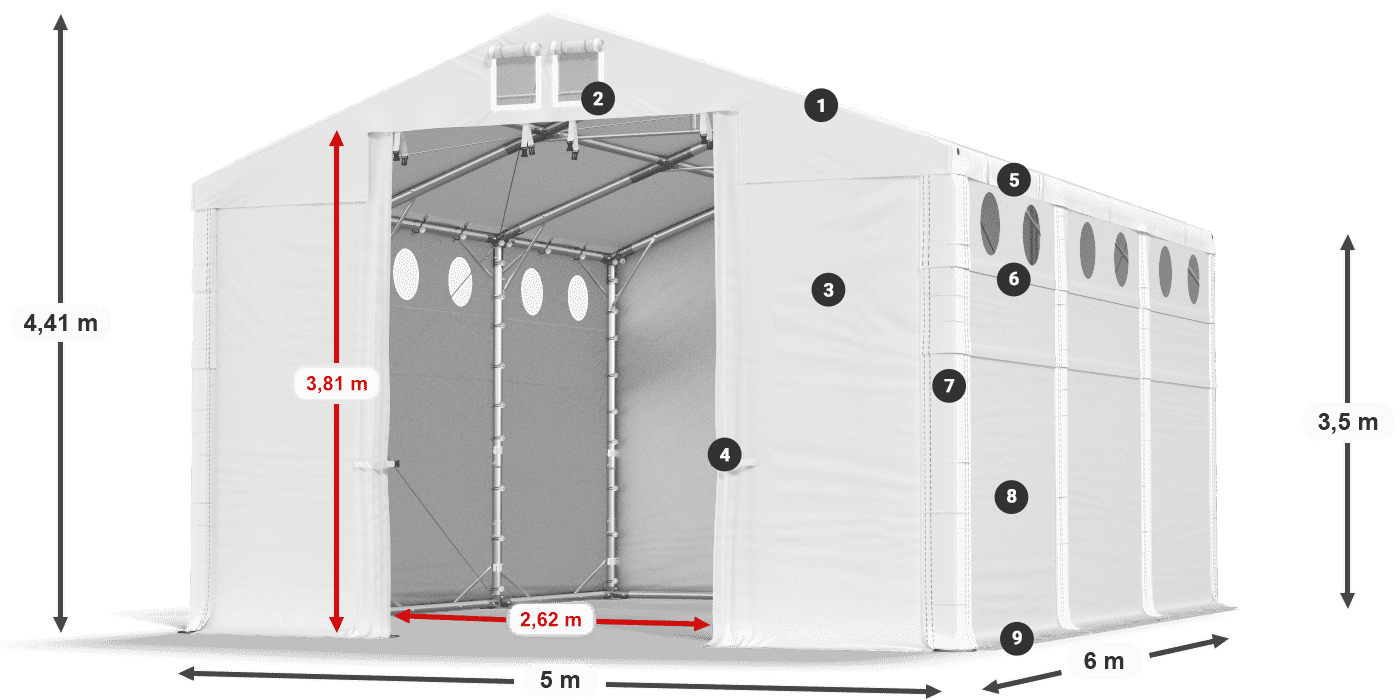 HFRO ​​750 PVC legend 3.5m
