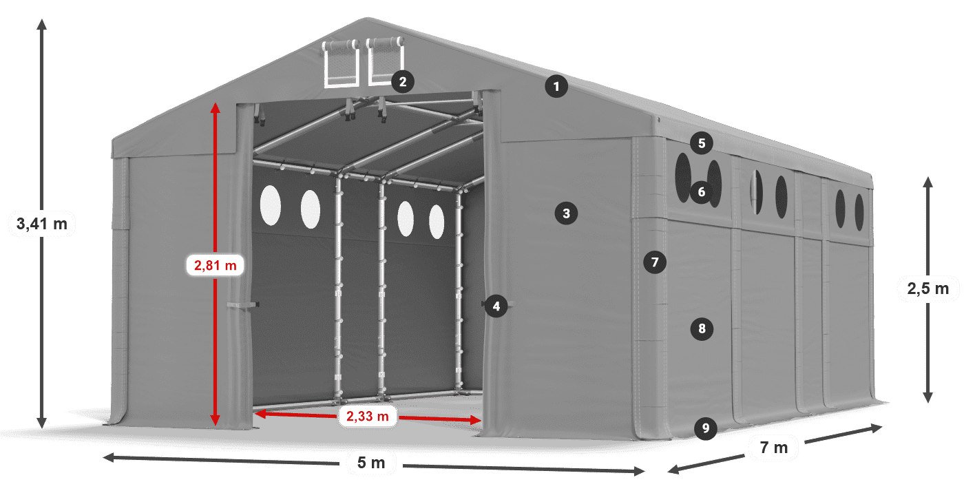 MFRO 620 PVC legend 2.5m