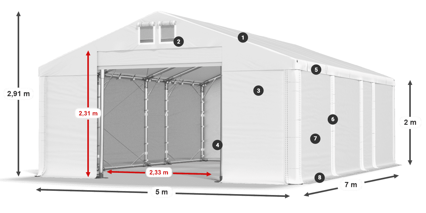 MFR 620 PVC legend 2m