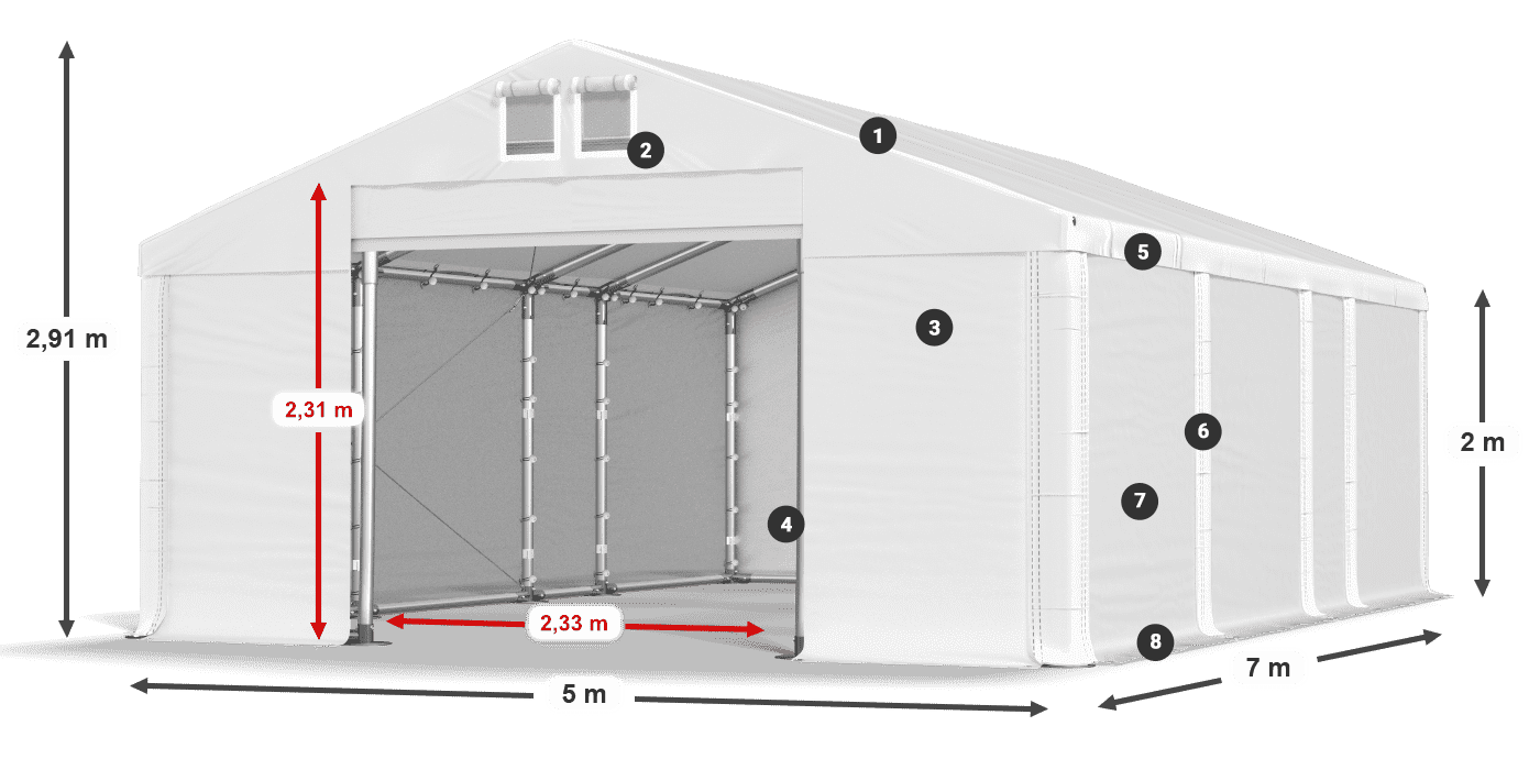 MFR 620 PVC legend 2m