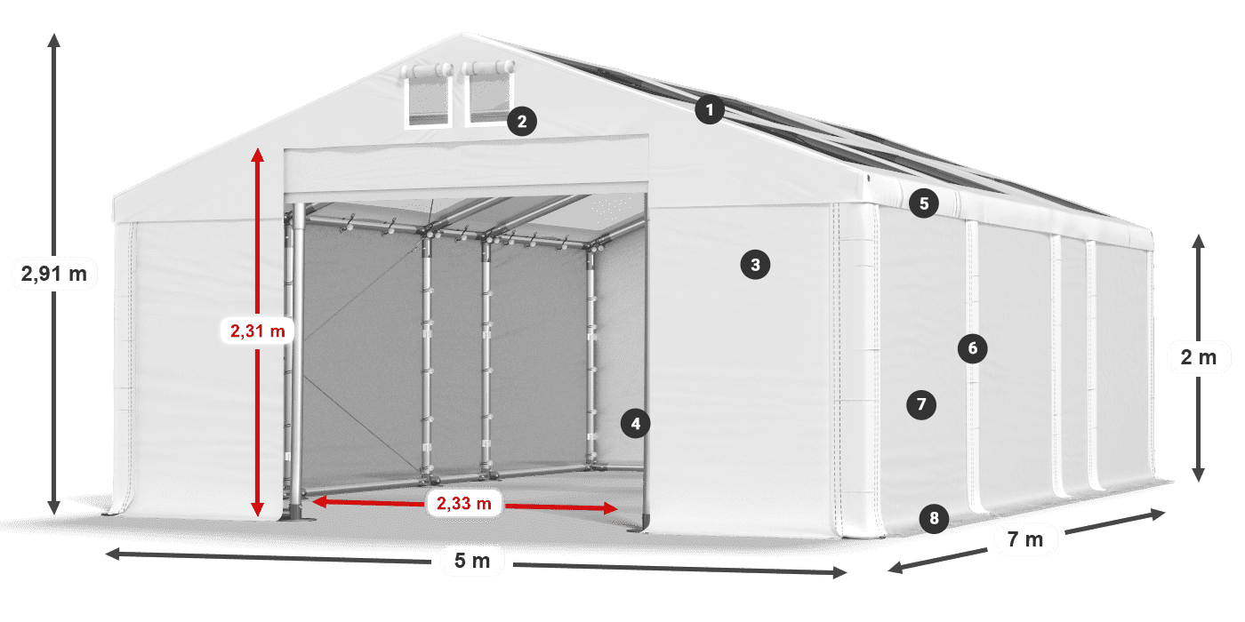MMST 580 PVC legend 2m