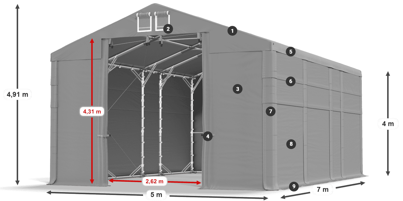 MFR 620 PVC legend 4m