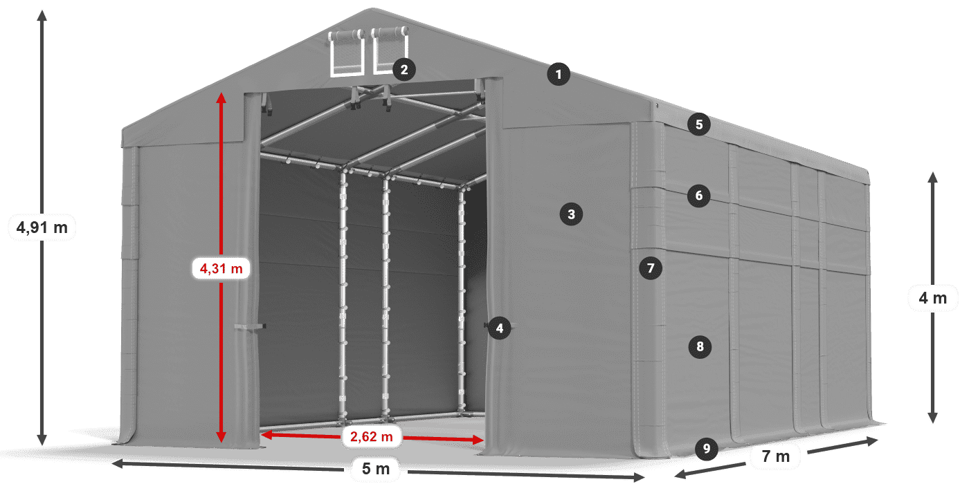 MFR 620 PVC legend 4m