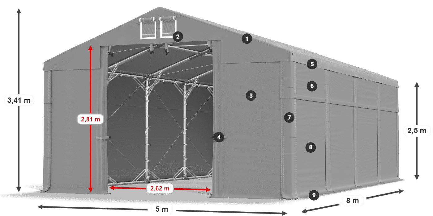HFRM 750 PVC legend 2.5m