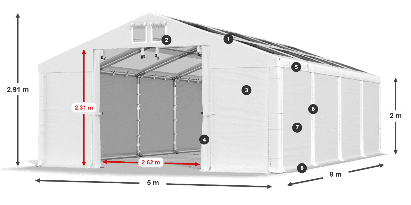 MMST 580 PVC legend 2m