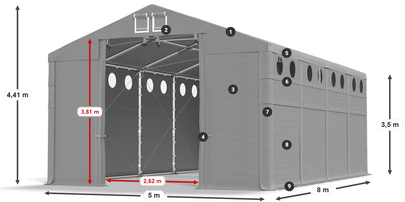 MSDO 560 PVC legend 3.5m