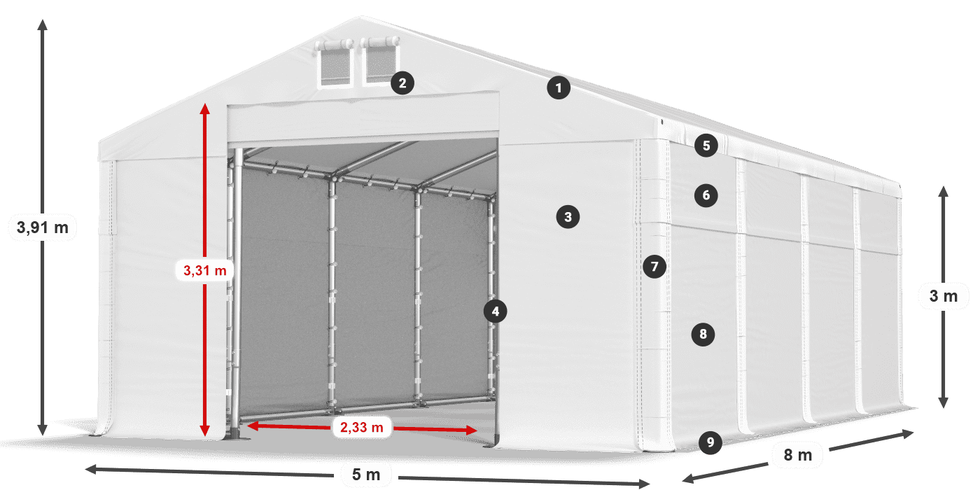 MFR 620 PVC legend 3m
