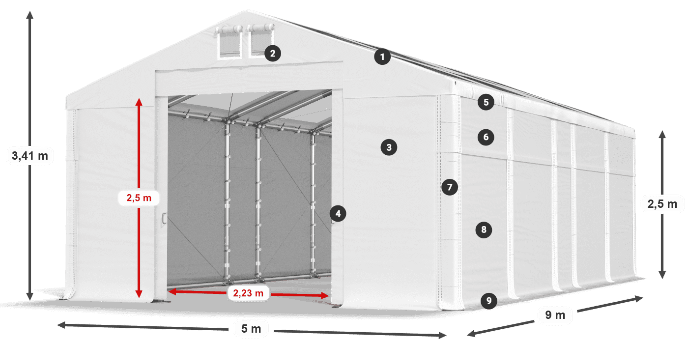 MMST 580 PVC legend 2.5m