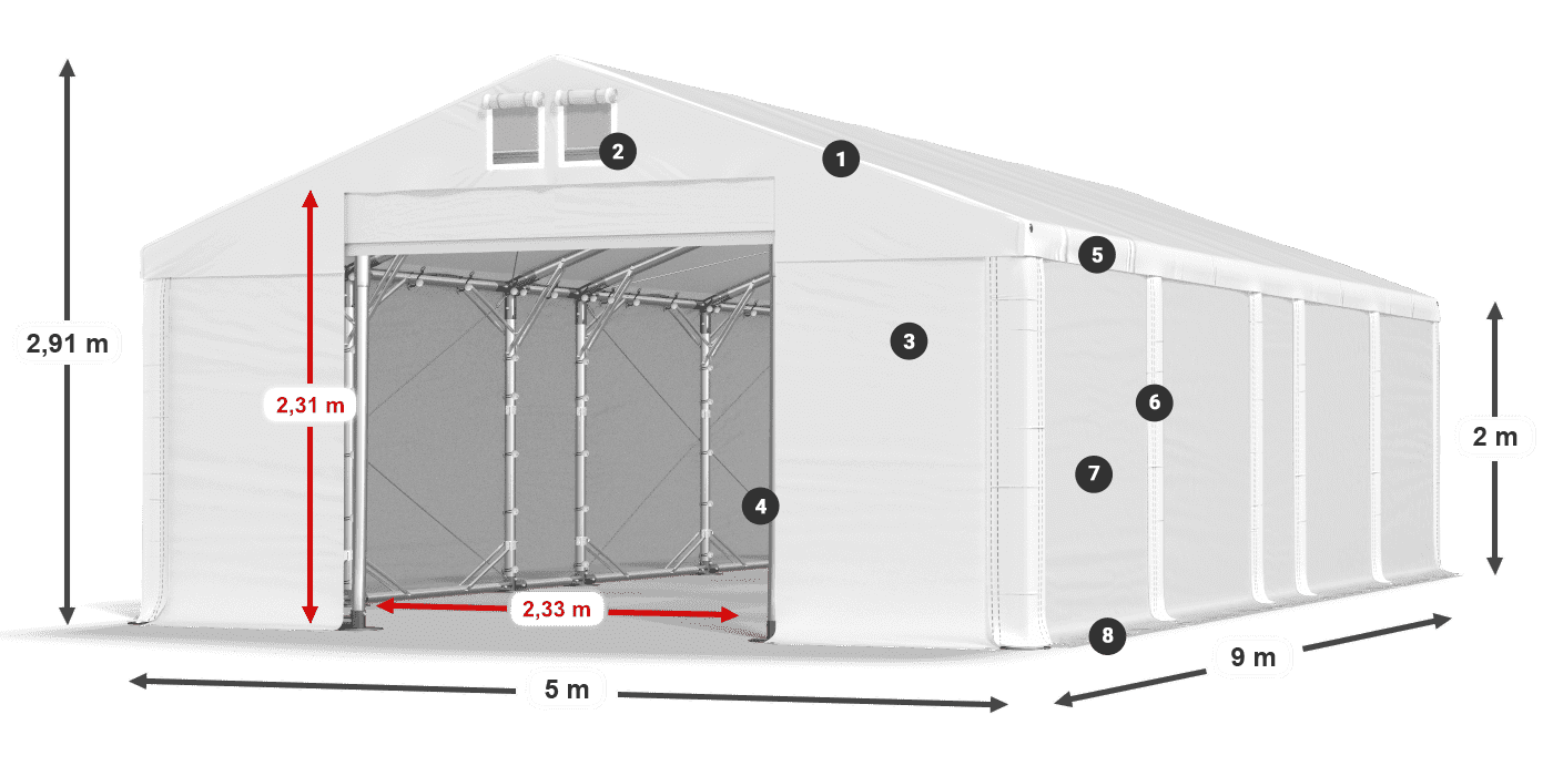 MFR 620 PVC legend 2m
