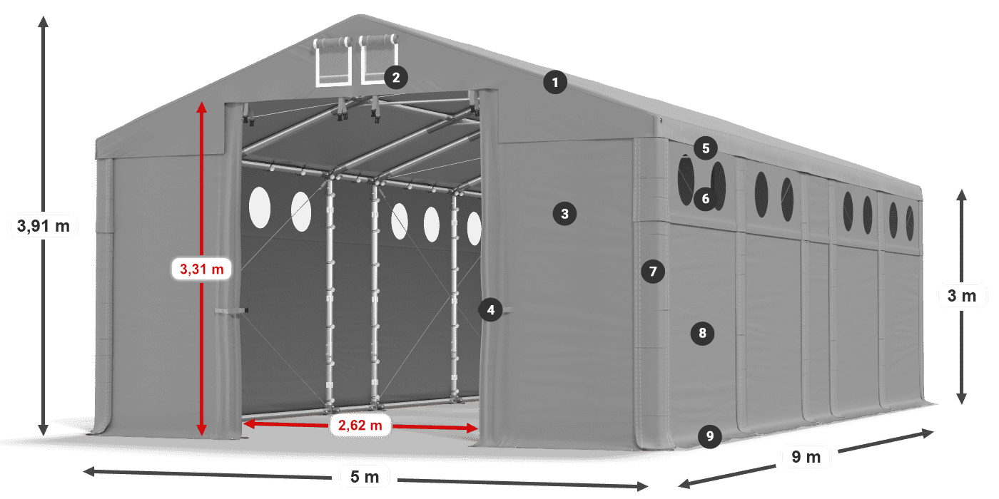 MFRO 620 PVC legend 3m
