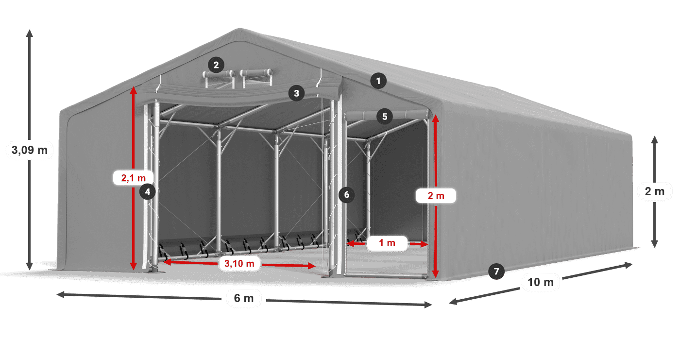 SFR 600 PVC legend