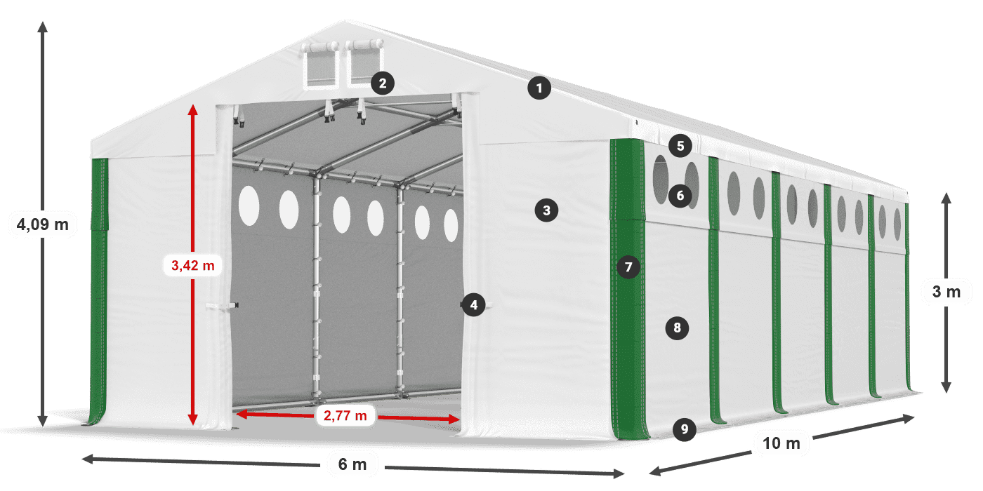 MFRO 620 PVC legend 3m