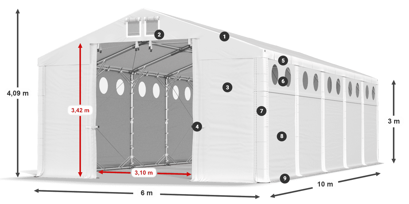 MMSO 580 PVC legend 3m