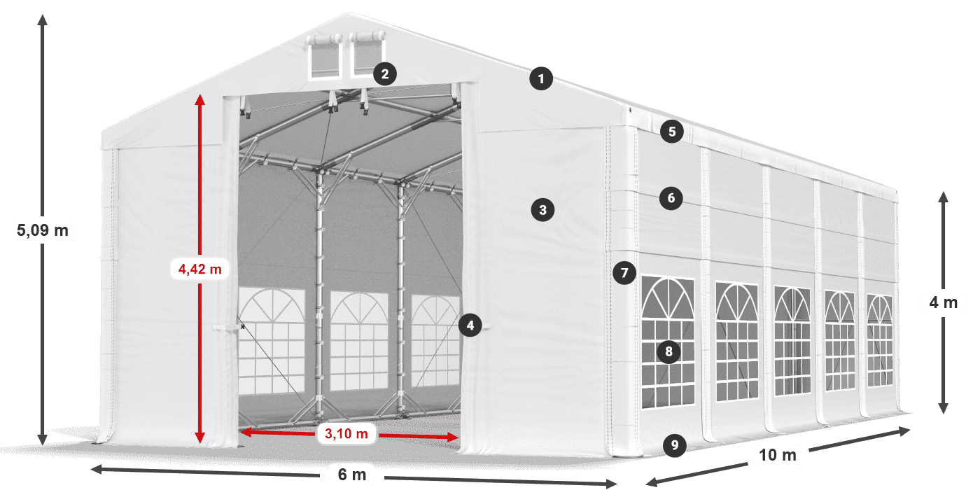 IFR 620 PVC legend 4m
