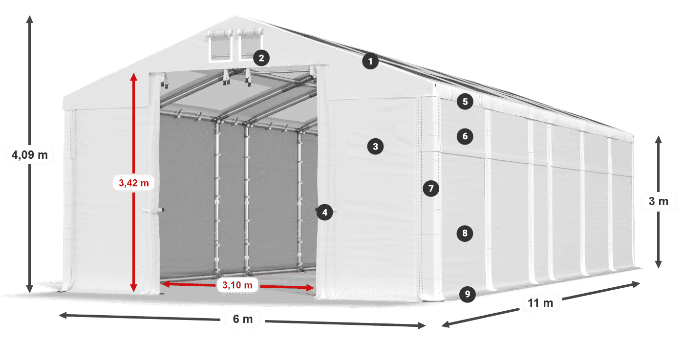 MMST 580 PVC legend 3m