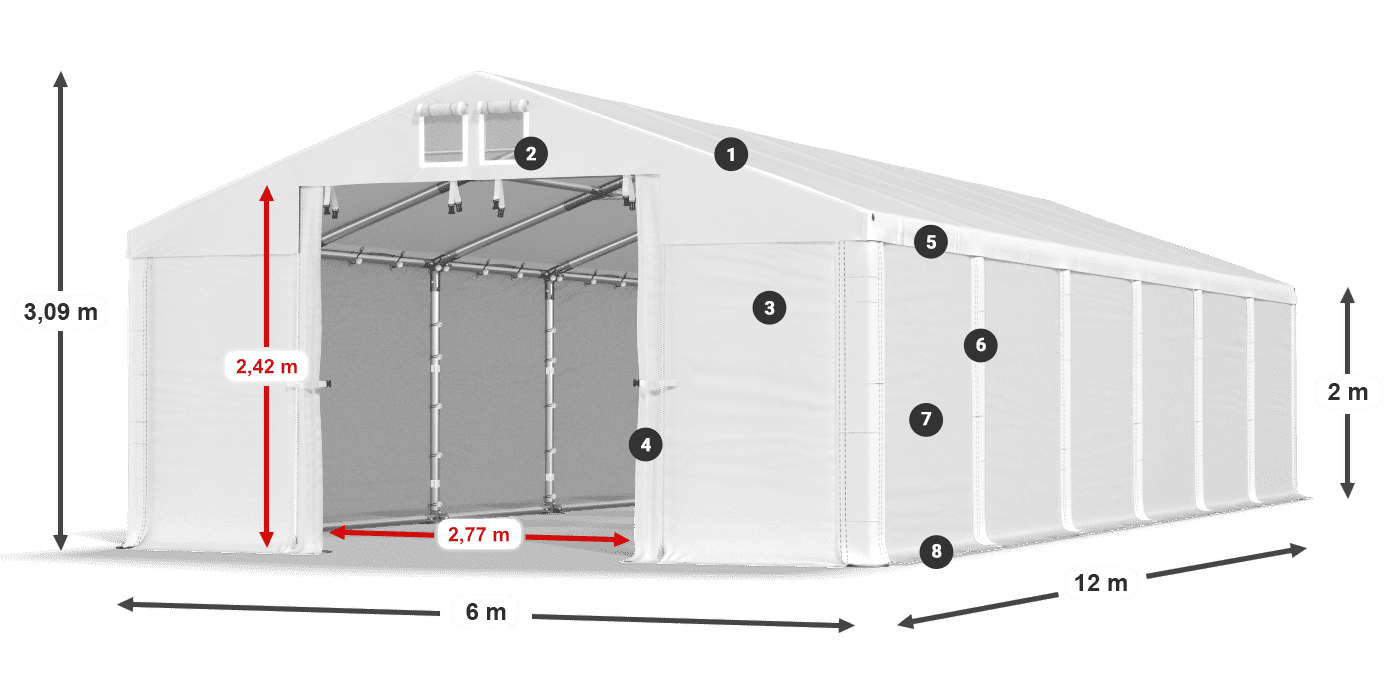 MFR 620 PVC legend 2m