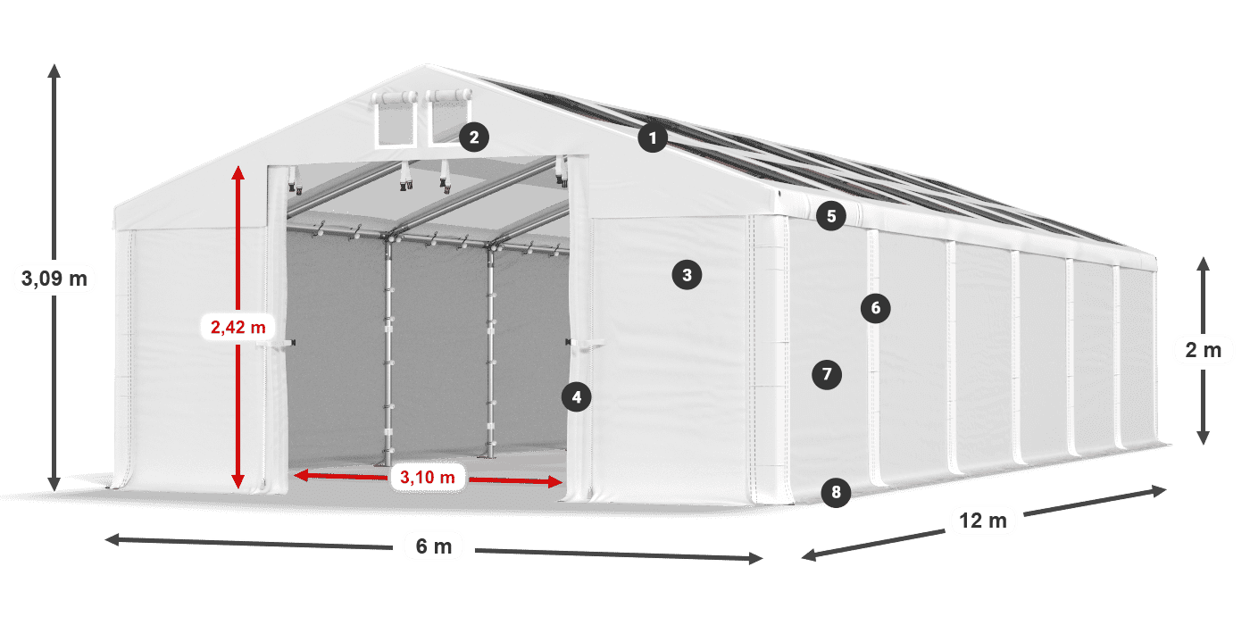 MMST 580 PVC legend 2m