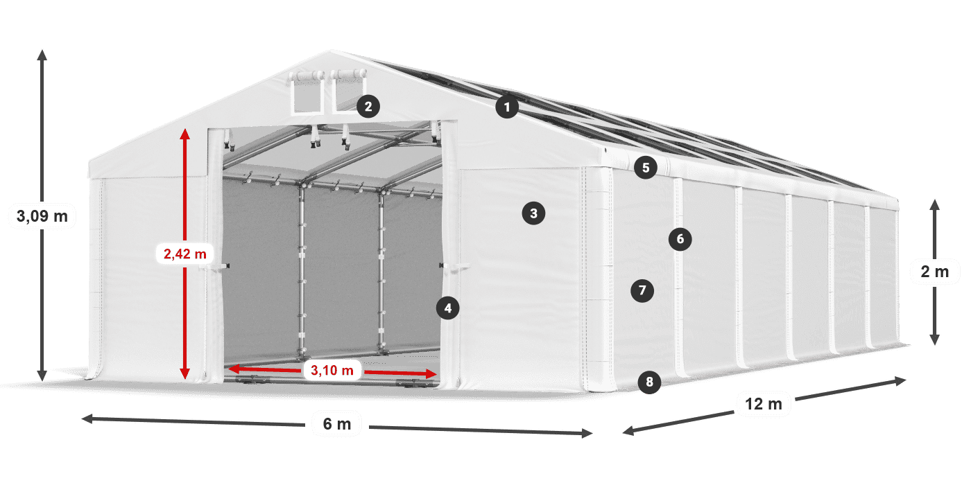 MMST 580 PVC legend 2m