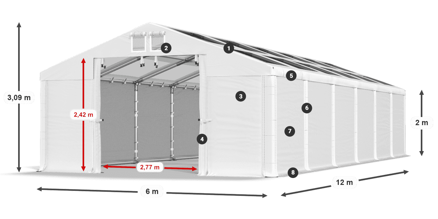 MMST 580 PVC legend 2m