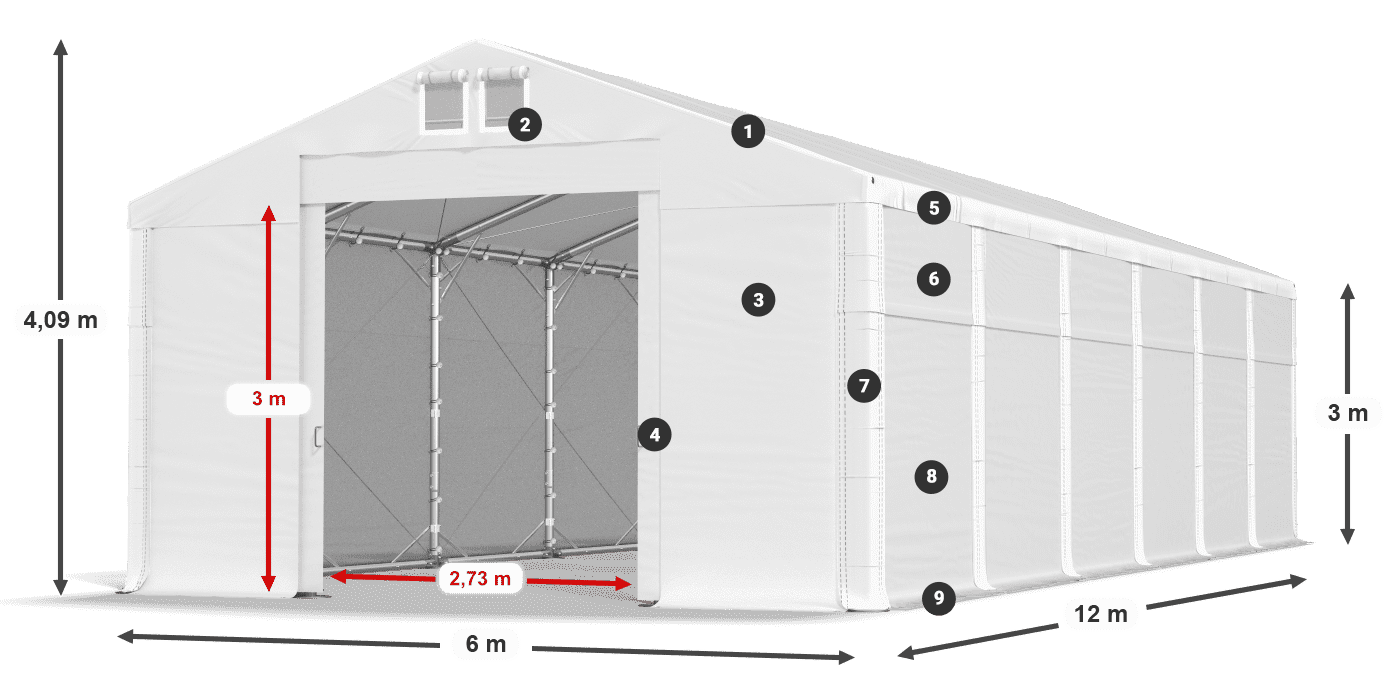 MFR 620 PVC legend 3m