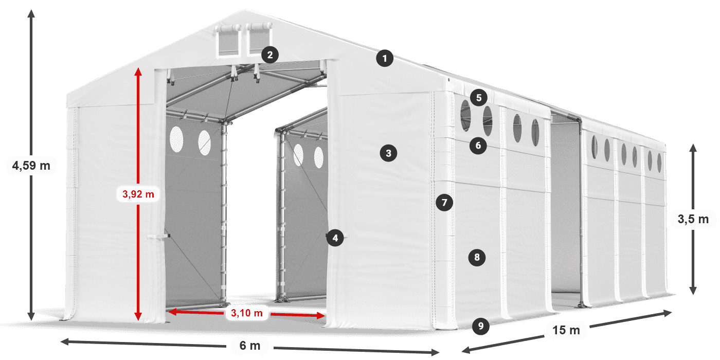 MFRO 620 PVC legend 3.5m