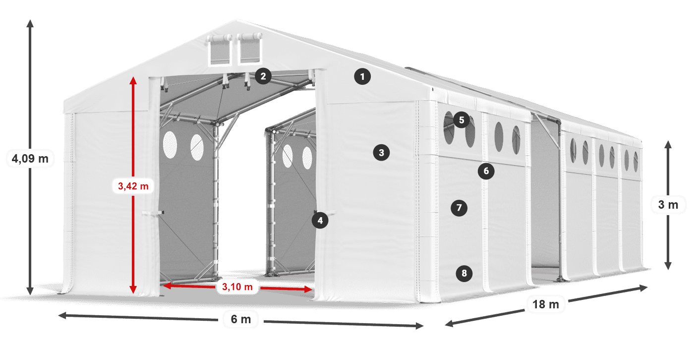 MFRO 620 PVC legend 3m