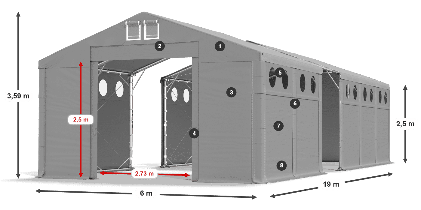 MFRO 620 PVC legend 2,5m