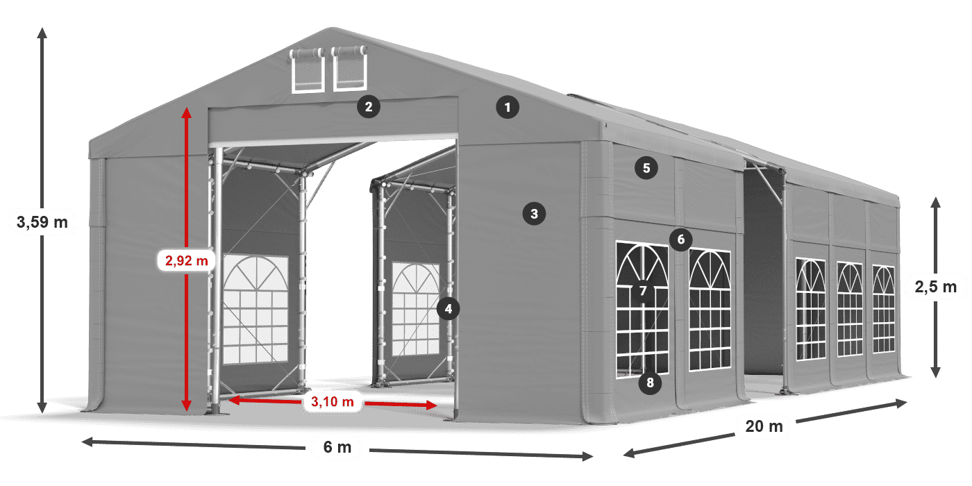 IMS 580 PVC legend 2.5m