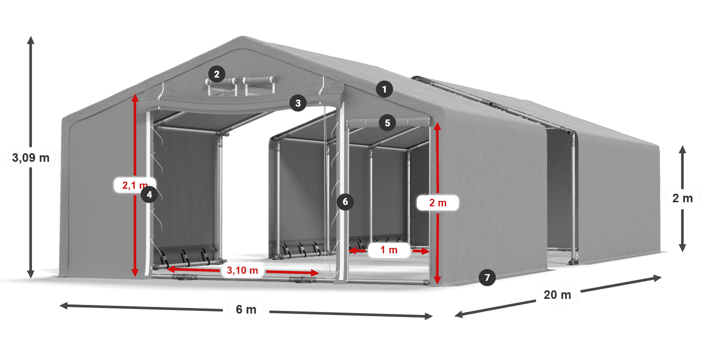 SFR 600 PVC legend