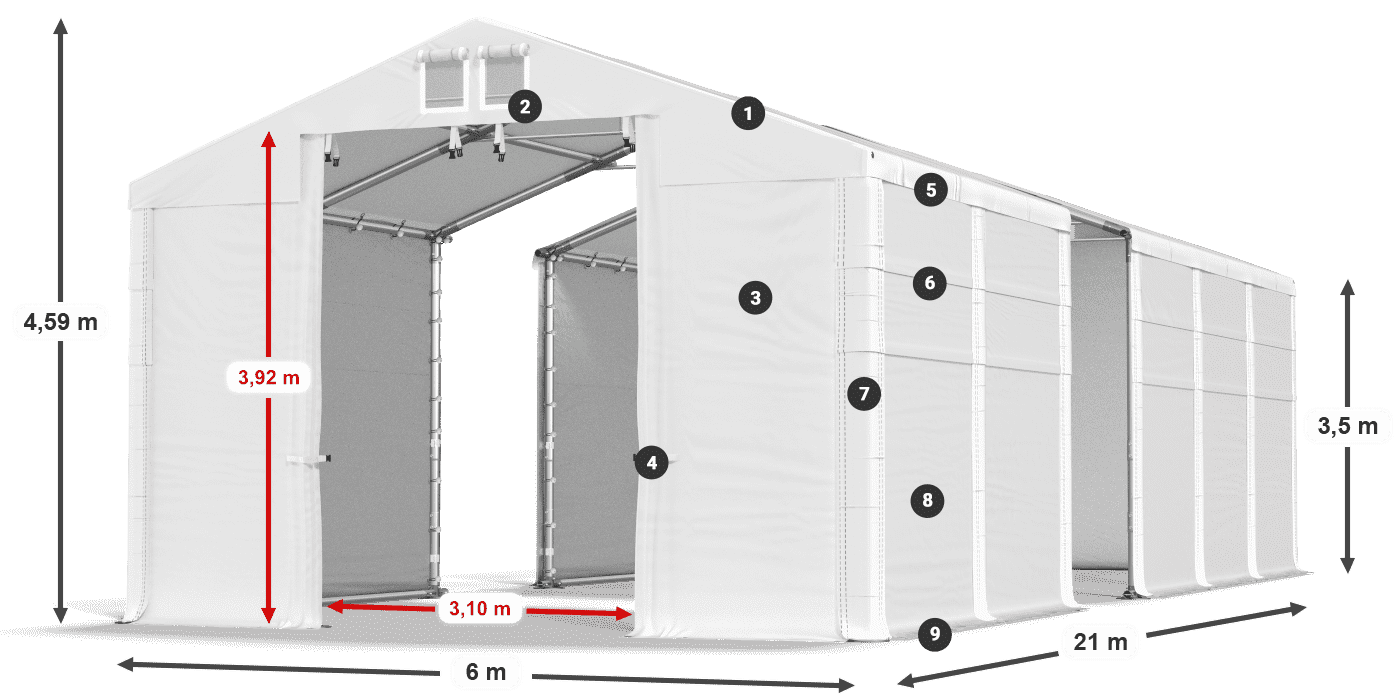 MFR 620 PVC legend 3.5m