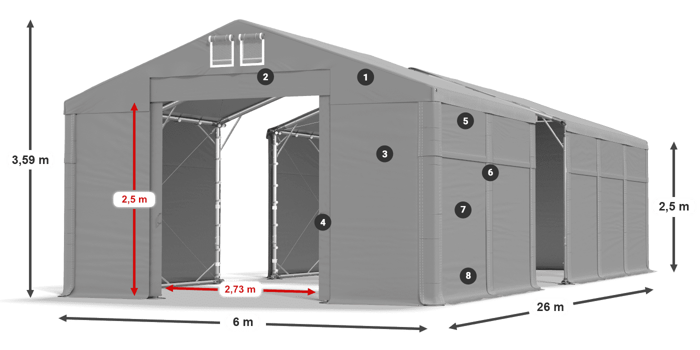 MSD 560 PVC legend 2,5m