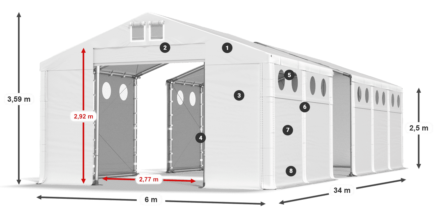 MFRO 620 PVC legend 2.5m