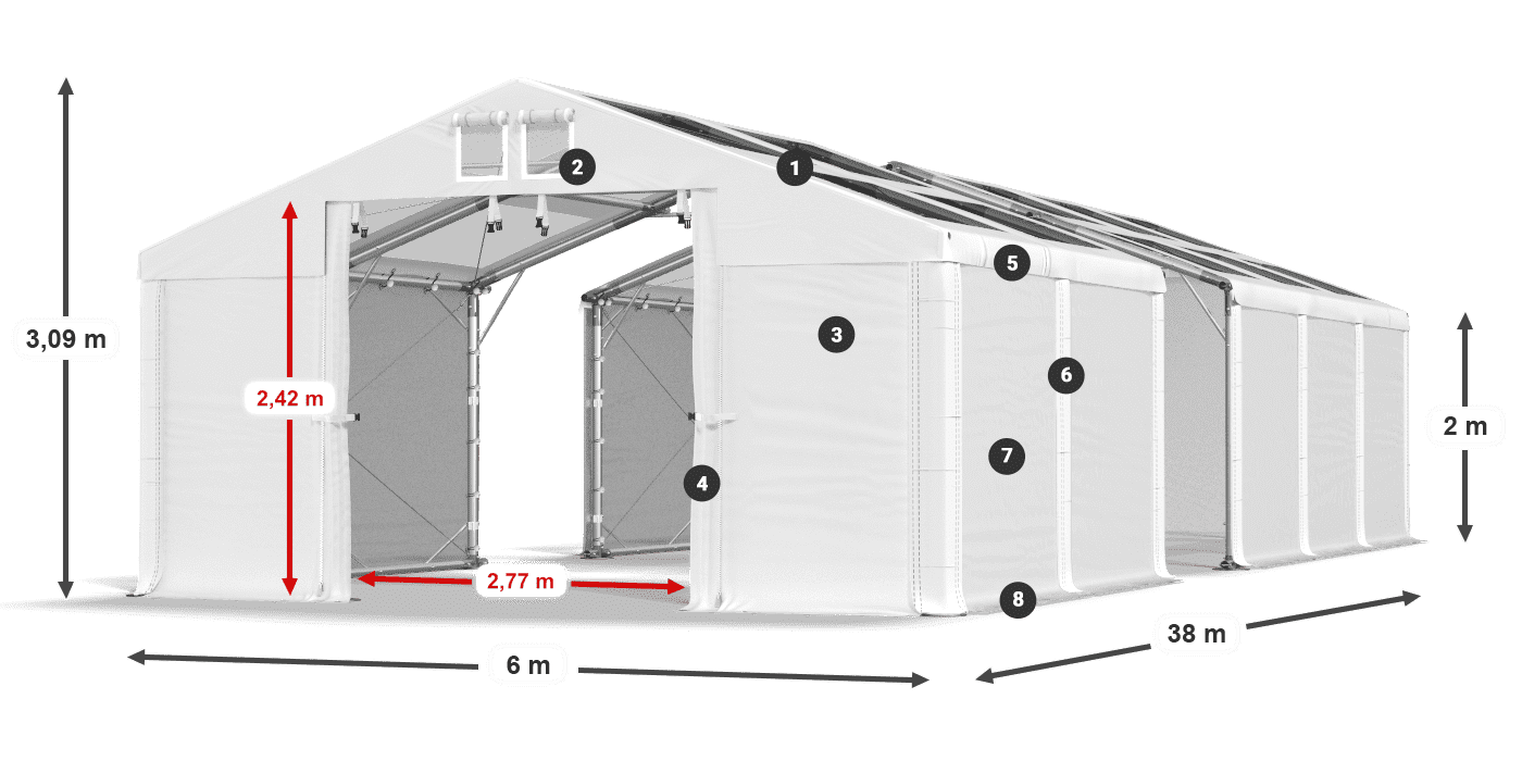 MMST 580 PVC legend 2m