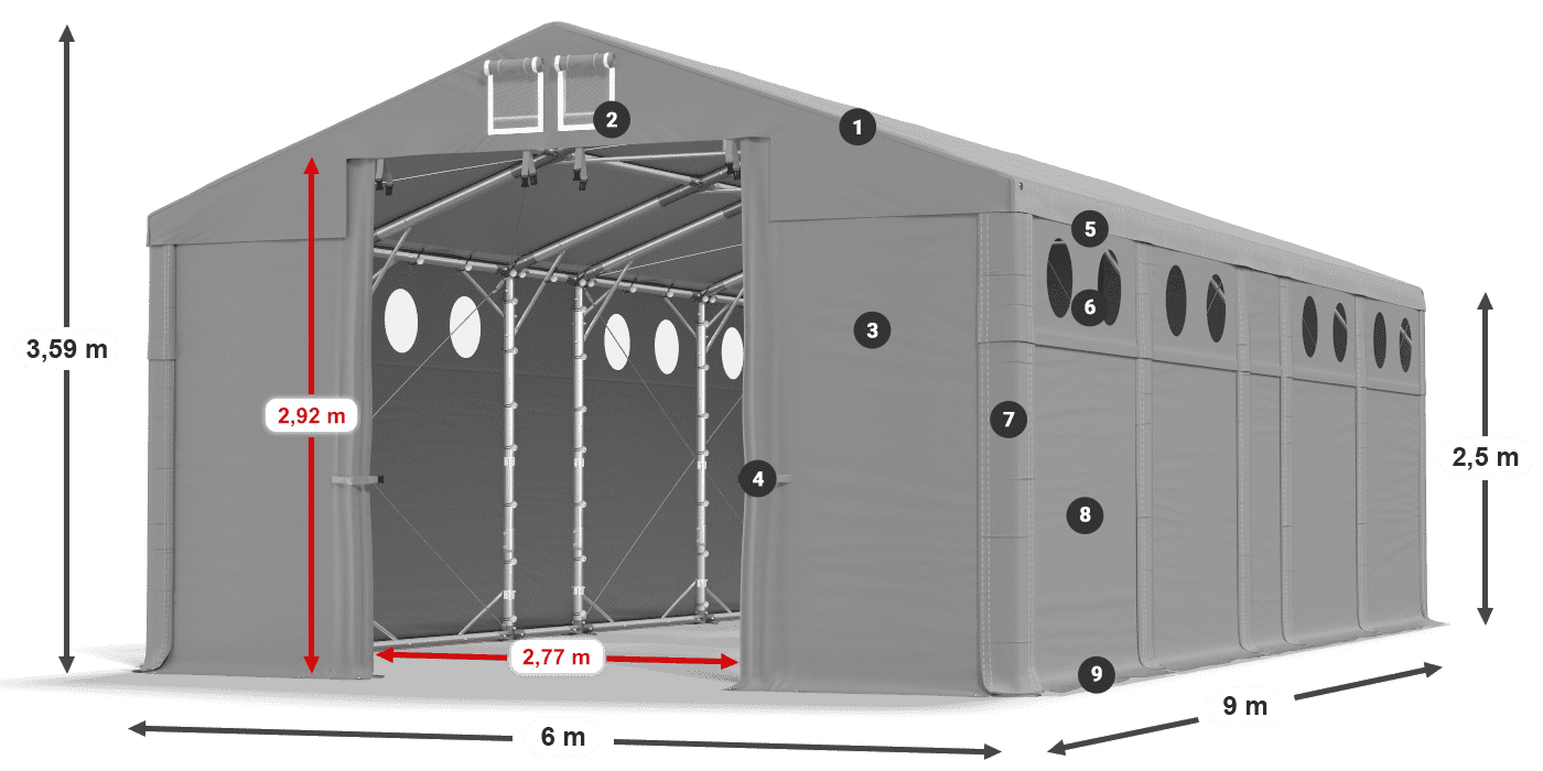 MFRO 620 PVC legend 2.5m
