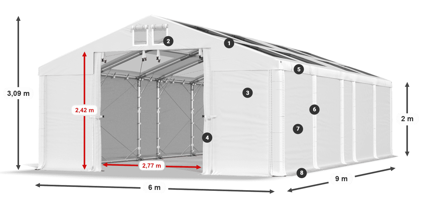 MMST 580 PVC legend 2m