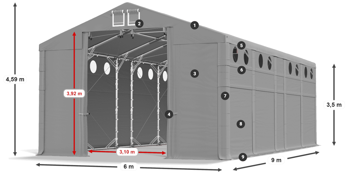 MFRO 620 PVC legend 3.5m