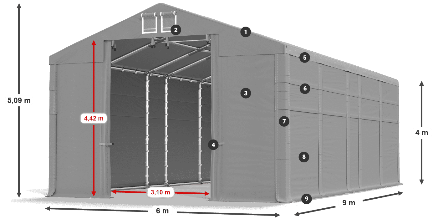 MFR 620 PVC legend 4m