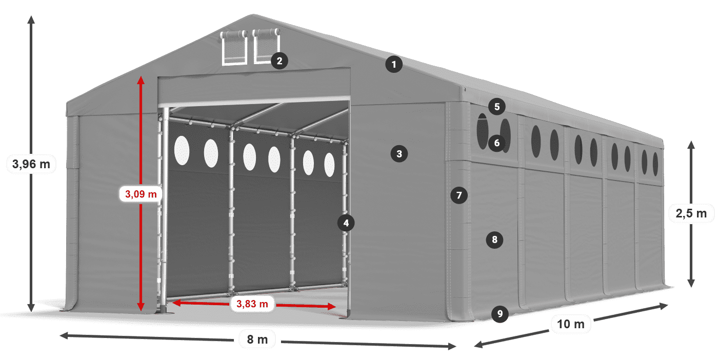 MFRO 620 PVC legend 2.5m