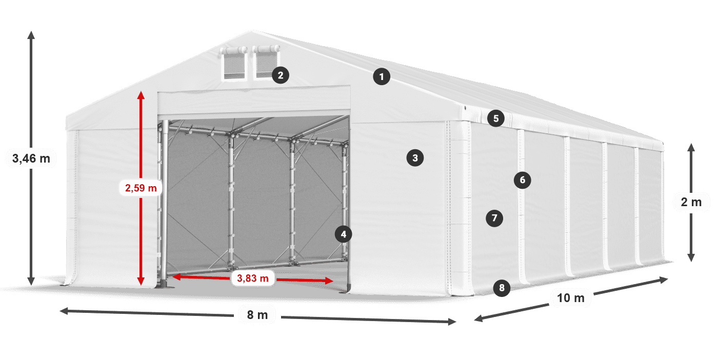 MFR 620 PVC legend 2m